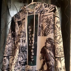 Anime hoodie men’s medium